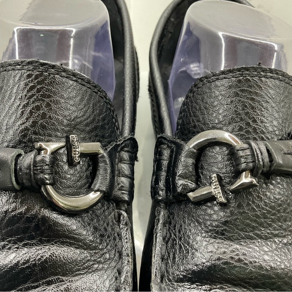 Guess McKinley black men’s driving shoes size 10 - Picture 3 of 11